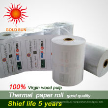 thermal paper for printer machine, ATM and cash registerHigh Quality Bpa Free Thermal Paper Rolls paper